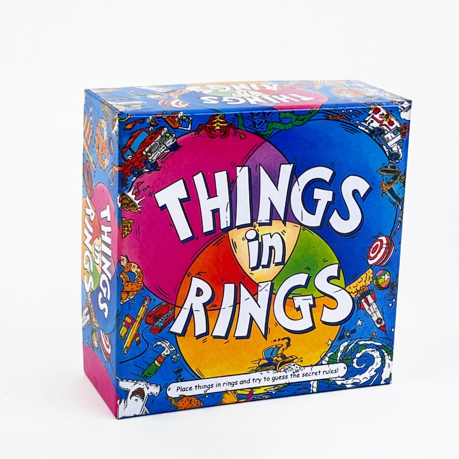 Board Game Solo - Things In Rings Family Card Lighthearted