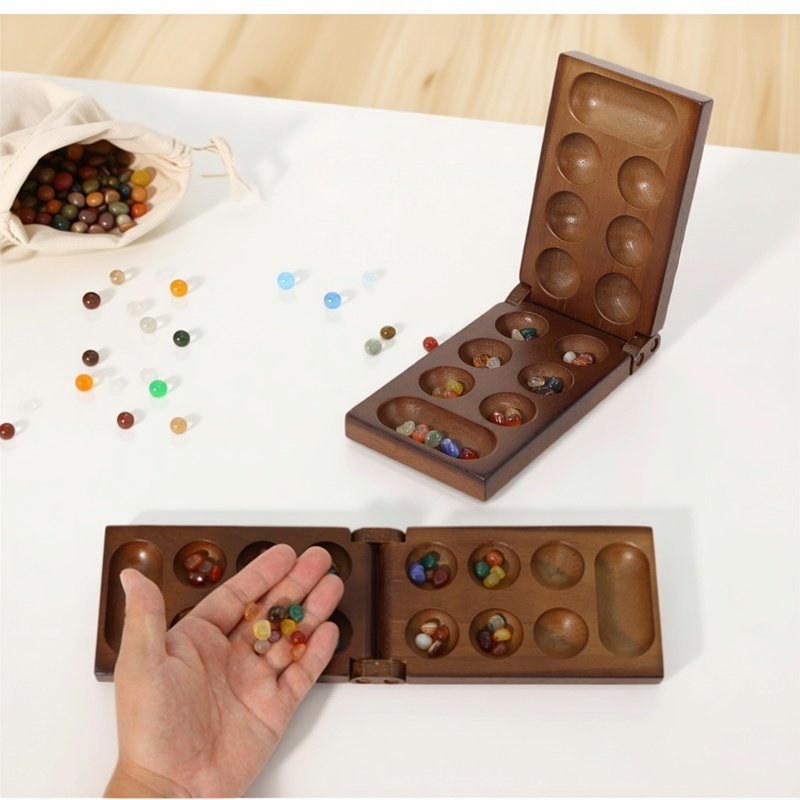 Board Game Fun - Ancient Mancala African Chess Set Essential
