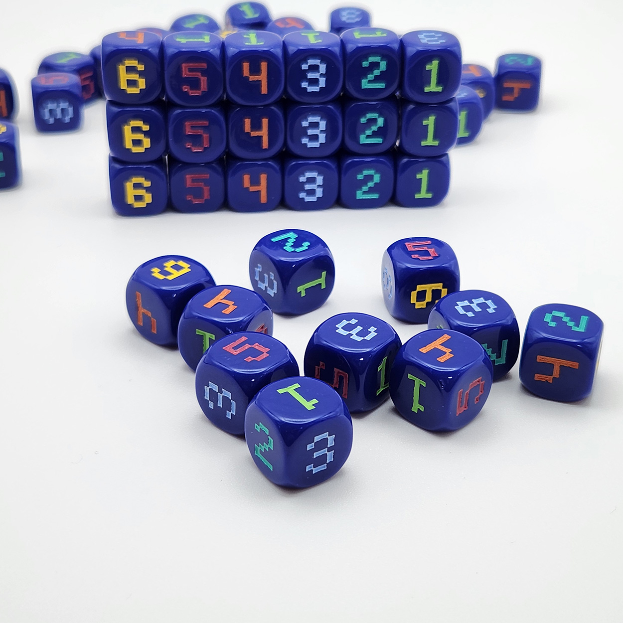 10pcs 14mm 6-Sided Rounded 6-C - Game Token Counter recension och pris