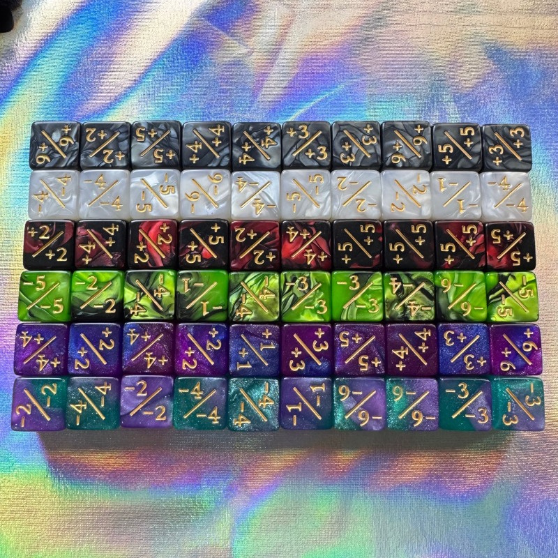 16mm Plus Minus Dice Number 16 - Game Token Counter recension och pris