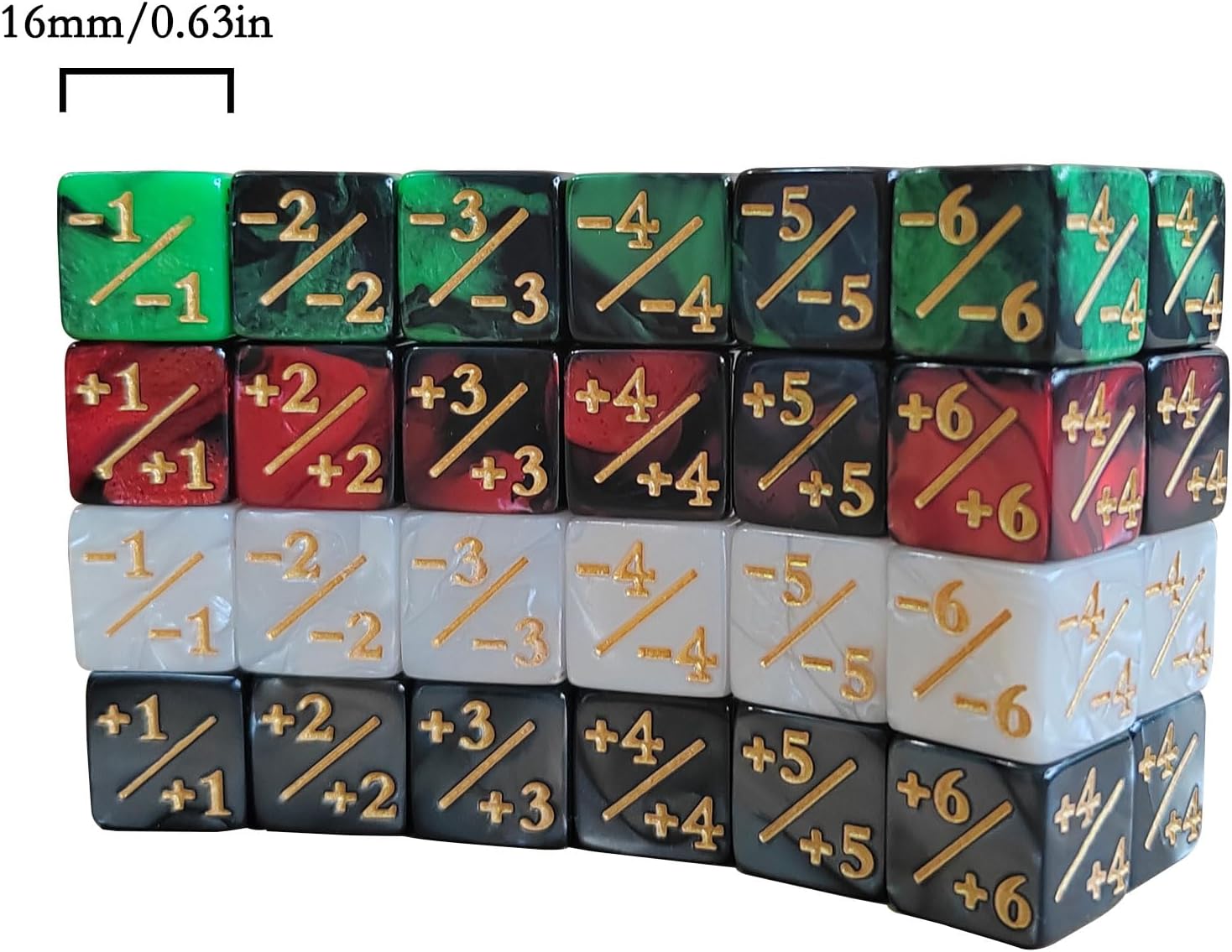 10 Pieces Dice Counters Token  - Game Token Counter recension och pris