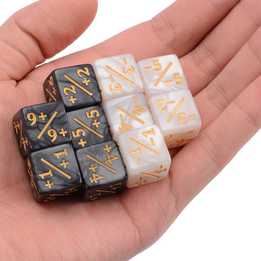 10 Pieces Dice Counters Token  - Game Token Counter recension och pris