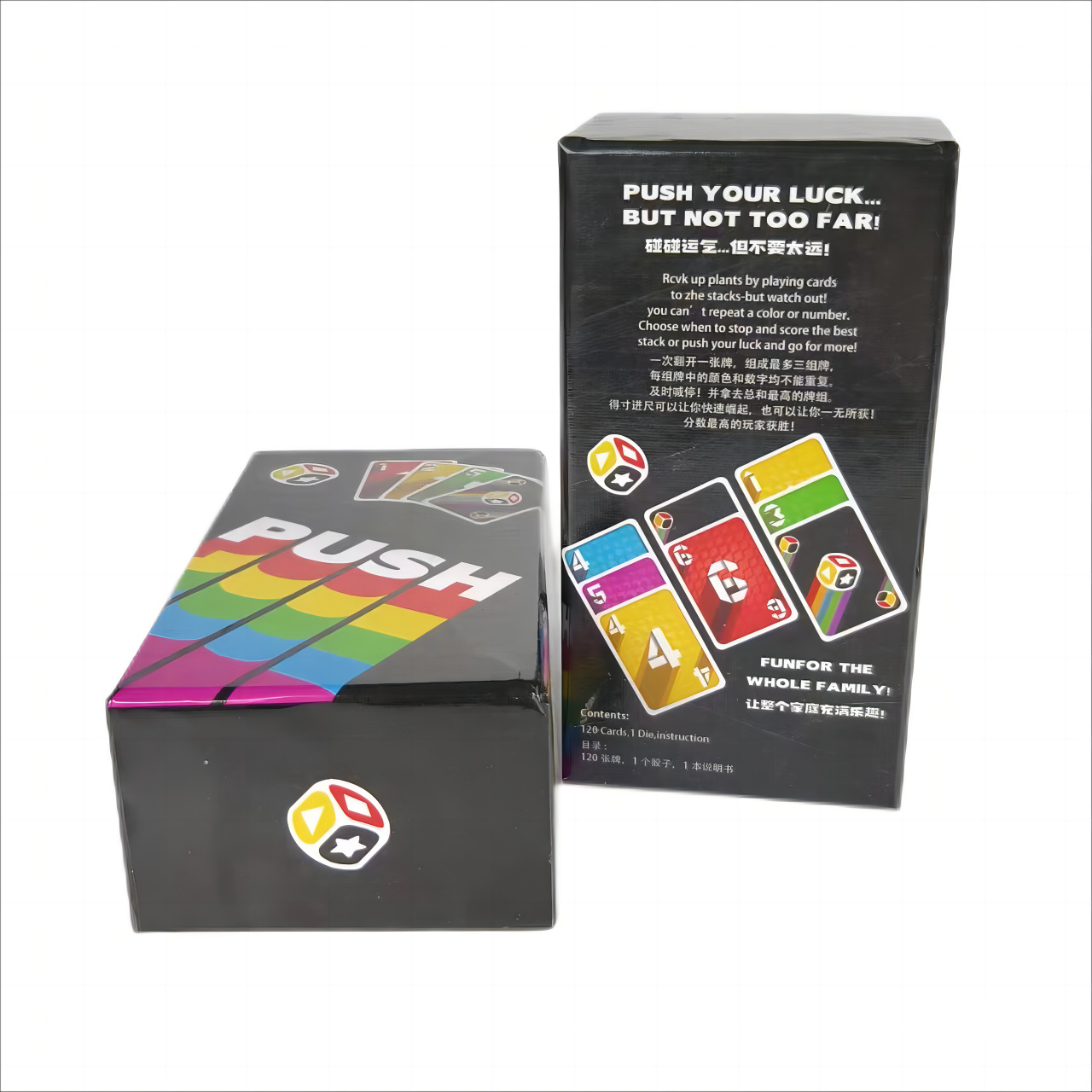 Push Card Game Adults and Teen - Board Game Solo recension och pris