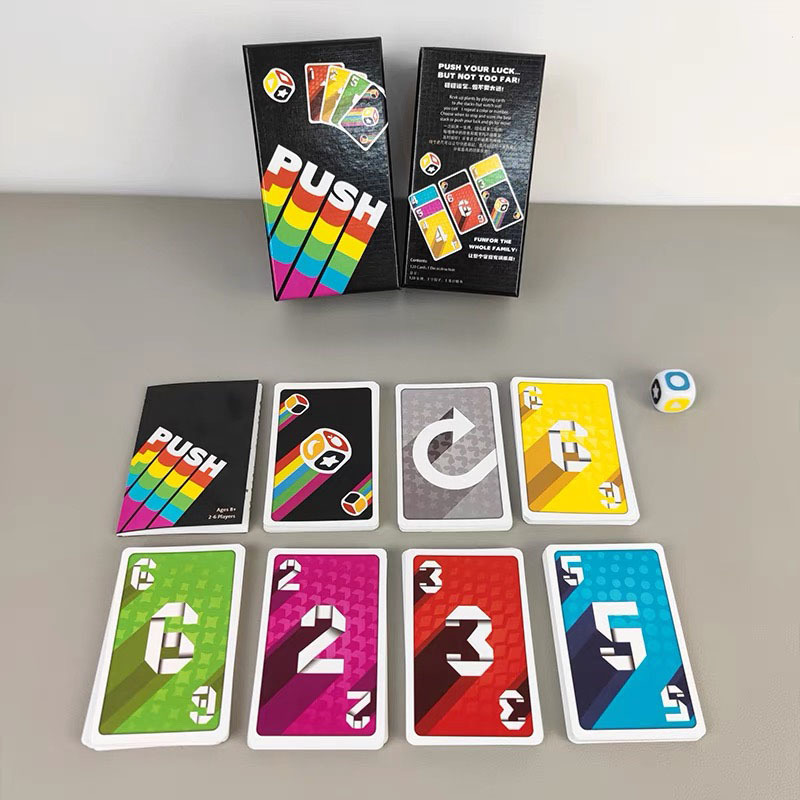 Push Card Game Adults and Teen - Board Game Solo recension och pris