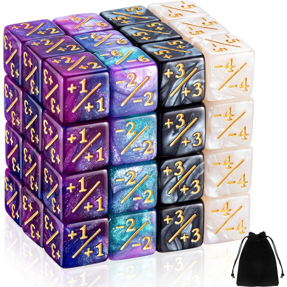 48 Pcs Counter Dice -1/+1 Coun - Game Token Counter recension och pris