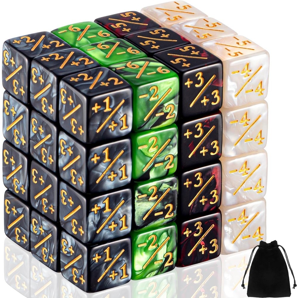 48 Pcs Counter Dice -1/+1 Coun - Game Token Counter recension och pris