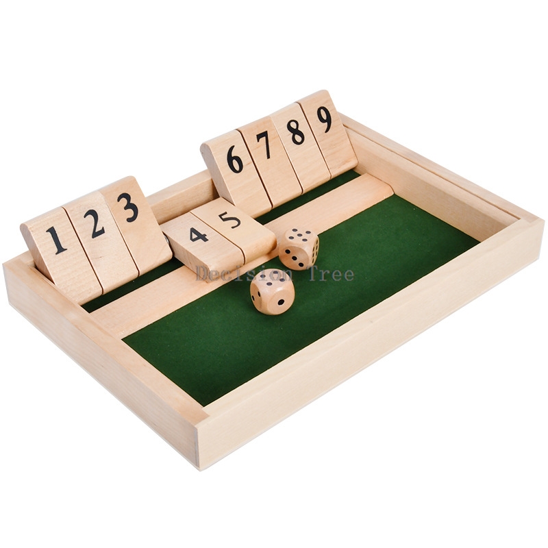 2025 wooden number flip board  - Board Game Fun recension och pris