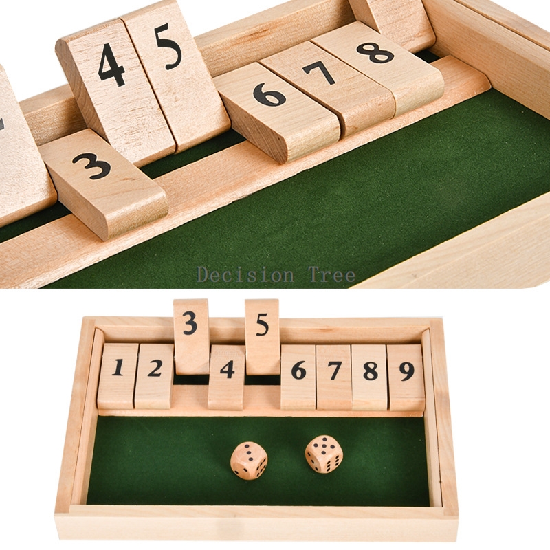 2025 wooden number flip board  - Board Game Fun recension och pris