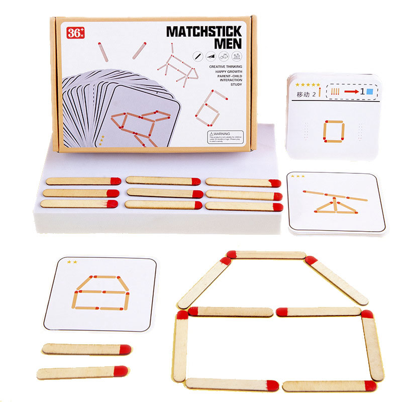 Montessori Matches Puzzles Gam - Board Game Fun recension och pris