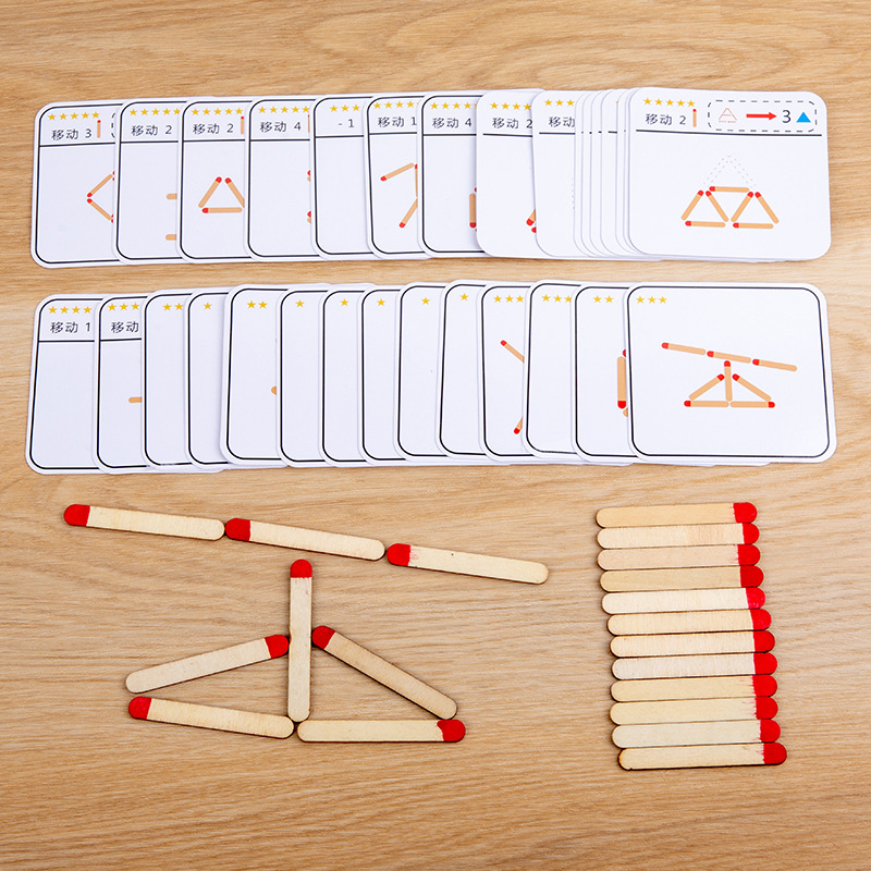 Montessori Matches Puzzles Gam - Board Game Fun recension och pris