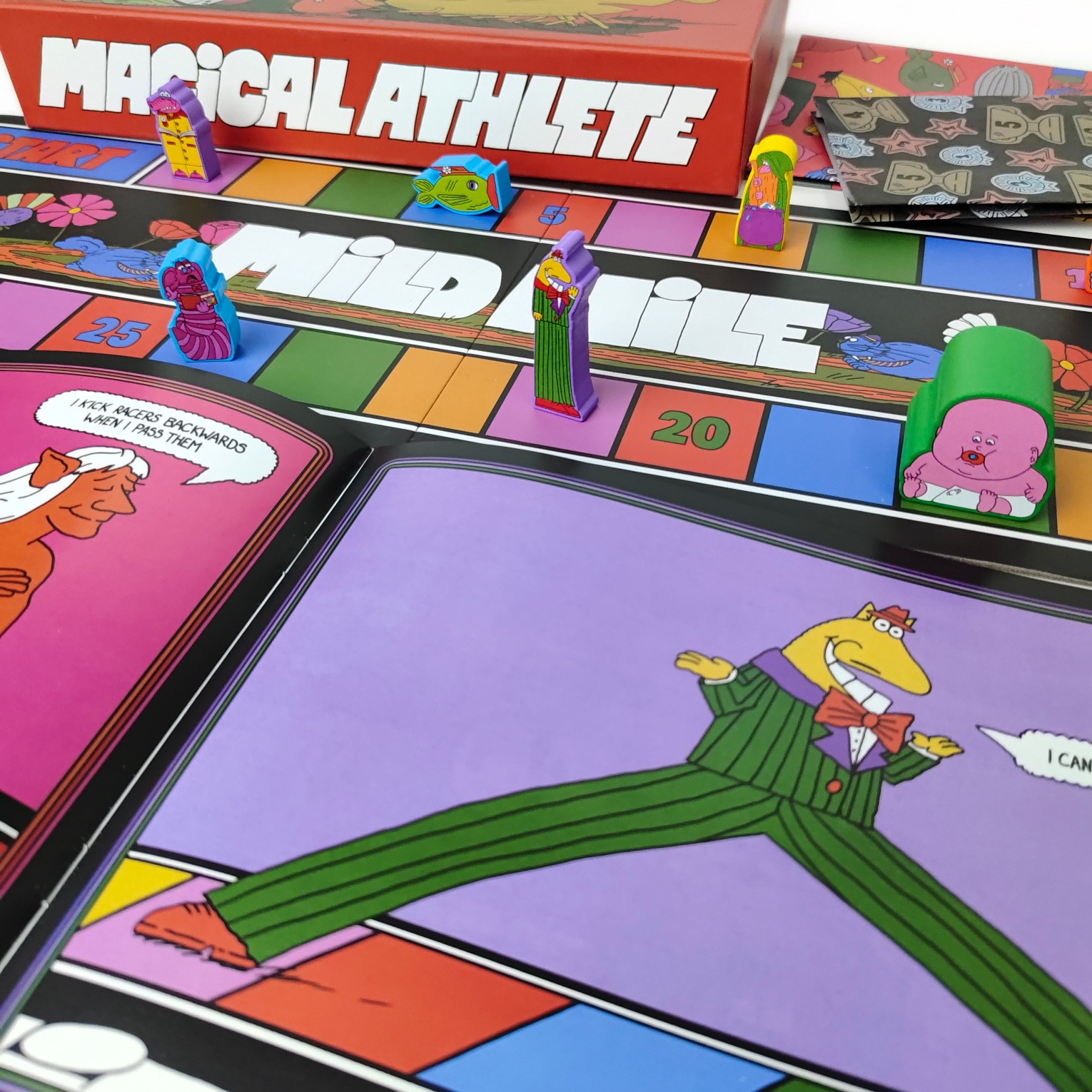 MAGICAL ATHLETE Card Game Part - Board Game Strategi recension och pris