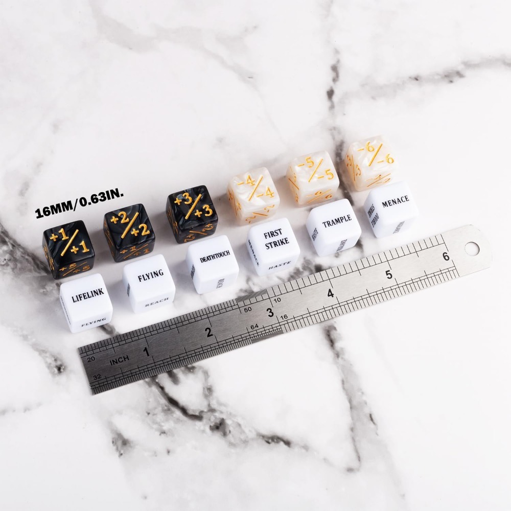 48 Pieces Counter Dice Plus On - Game Token Counter recension och pris