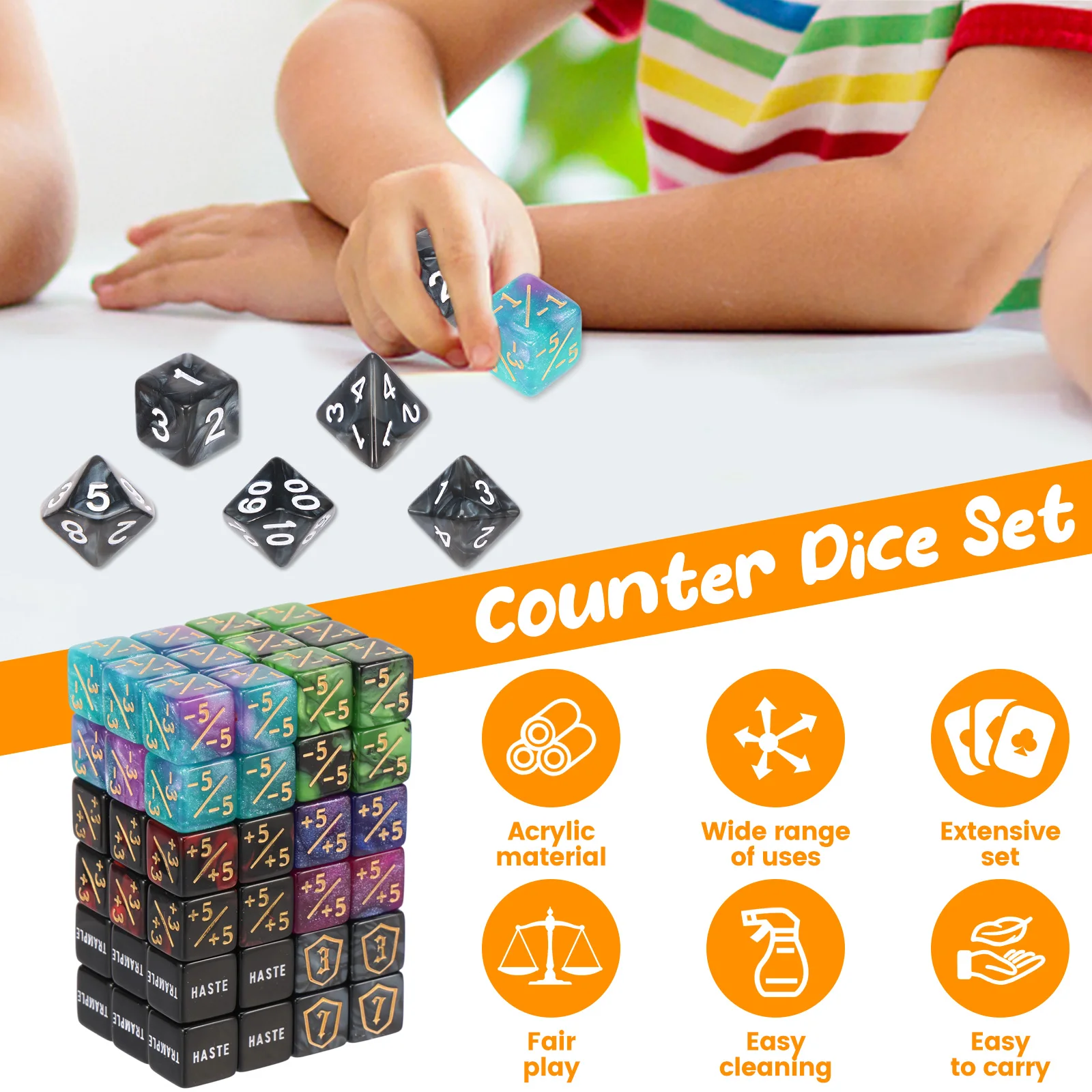 78Pcs MTG Counter Dice Set wit - Game Token Counter recension och pris