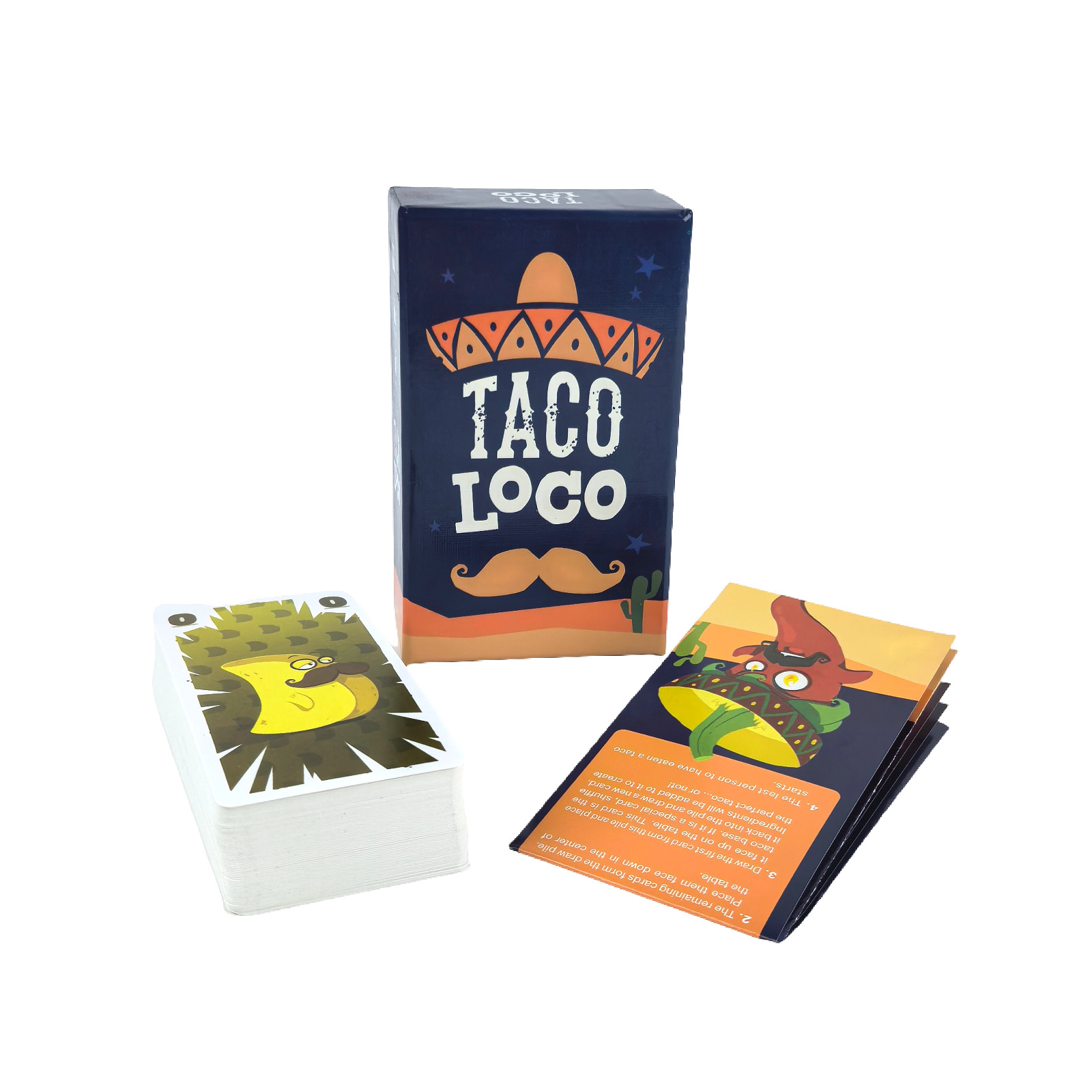 Hot Games - Taco Loco Card Gam - Board Game Solo recension och pris