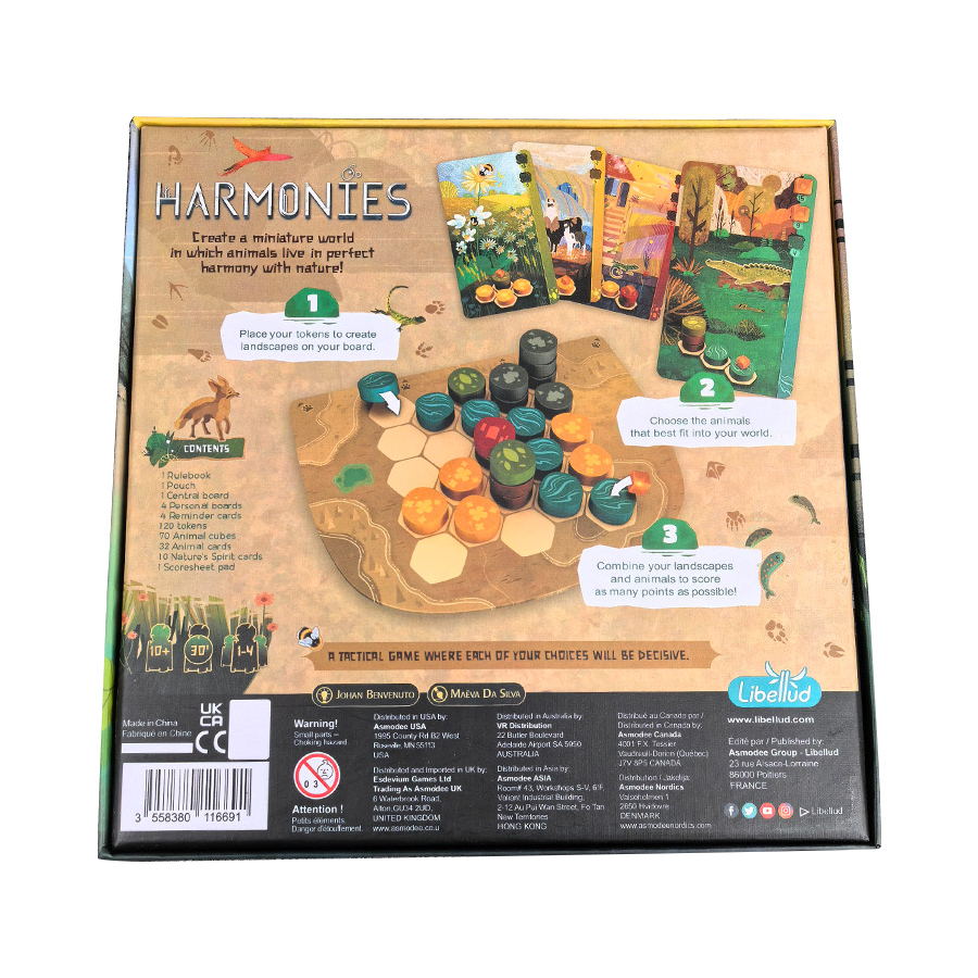 Harmonies - Board Games - Crea - Board Game Solo recension och pris