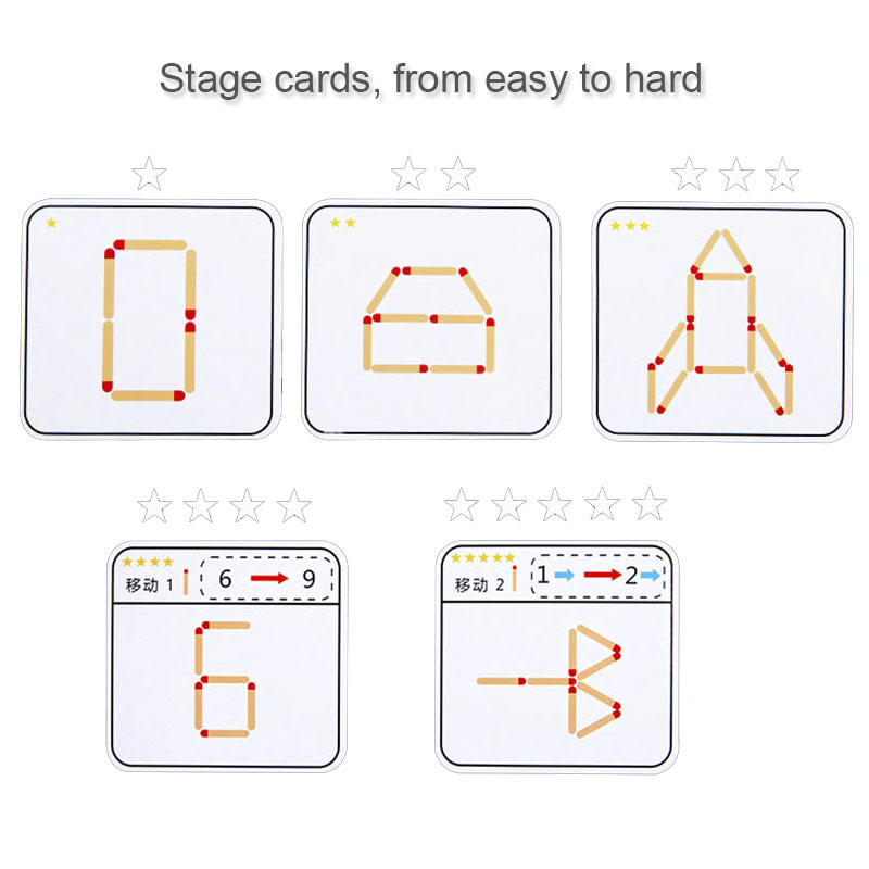 Montessori Matches Puzzles Gam - Board Game Fun recension och pris