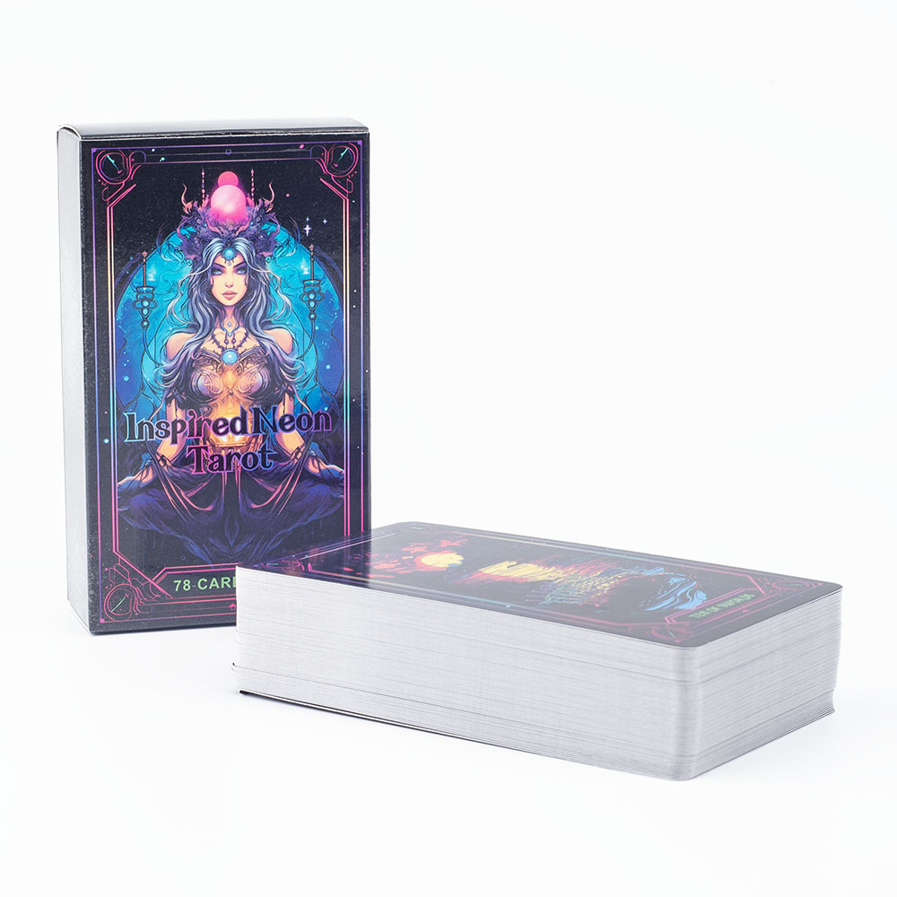 Inspired Neon Tarot Deck 78 Ca - Board Game Quest recension och pris