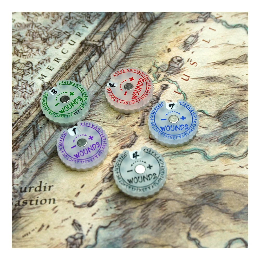 20mm Wounds Tracker 1set/ONE s - Game Token Counter recension och pris