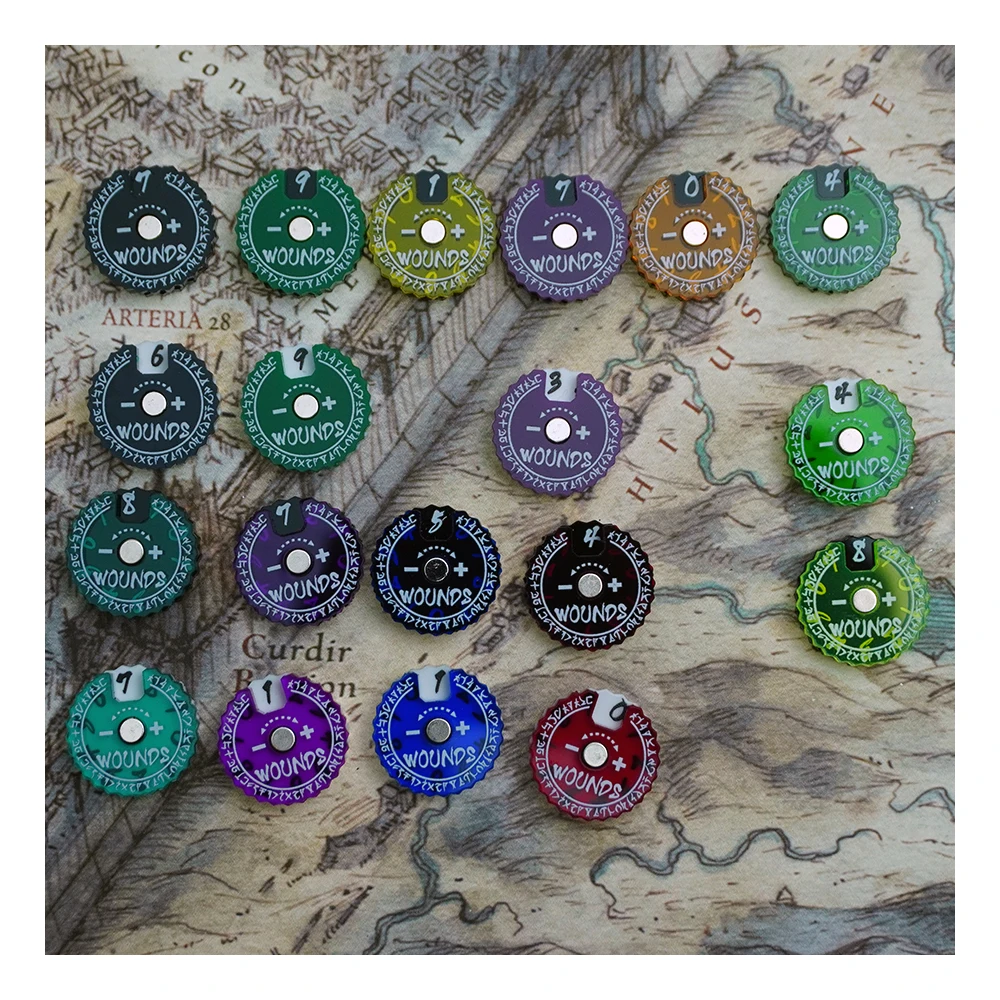 20mm Wounds Tracker 1set/ONE s - Game Token Counter recension och pris