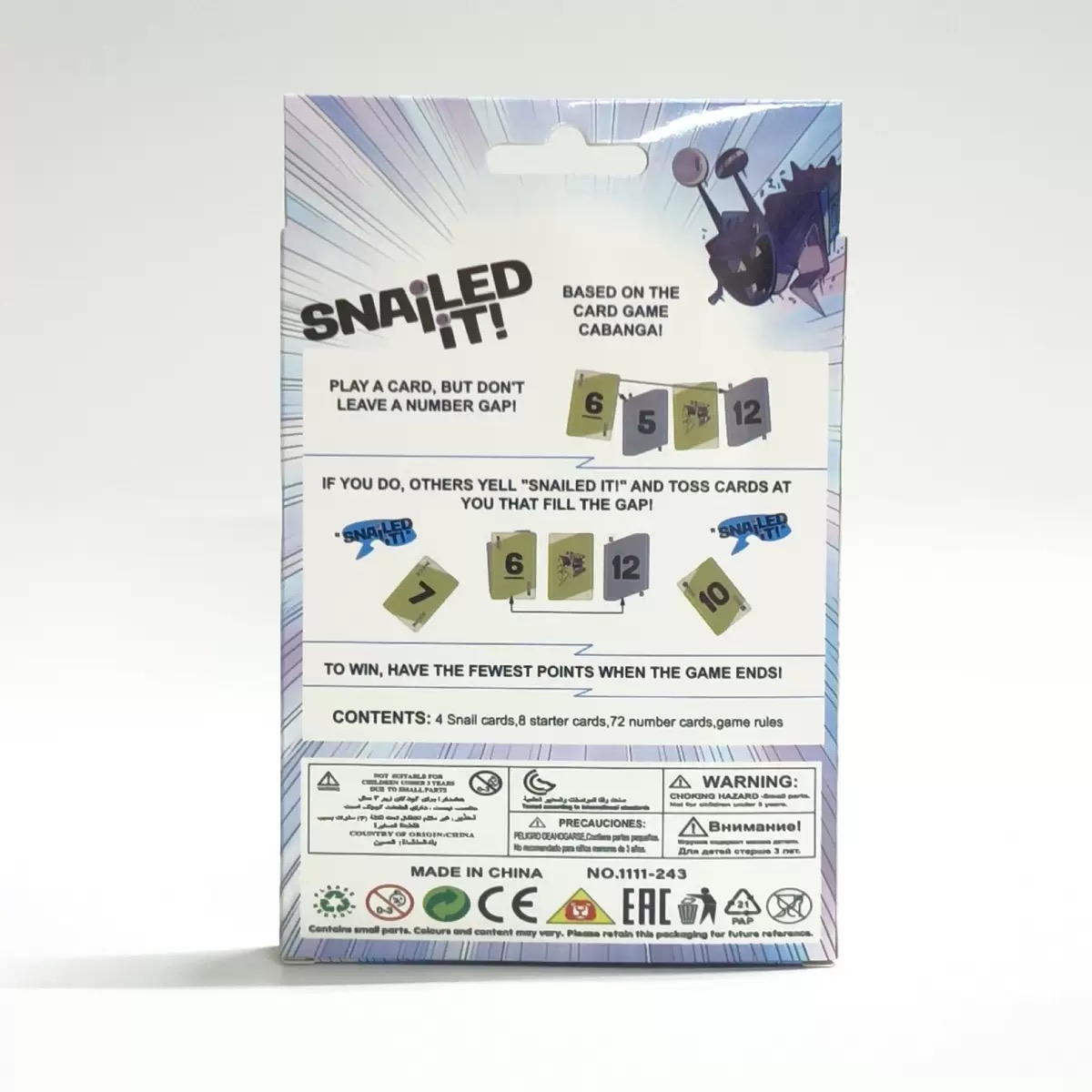 Snailed it Board game cards pa - Board Game Solo recension och pris